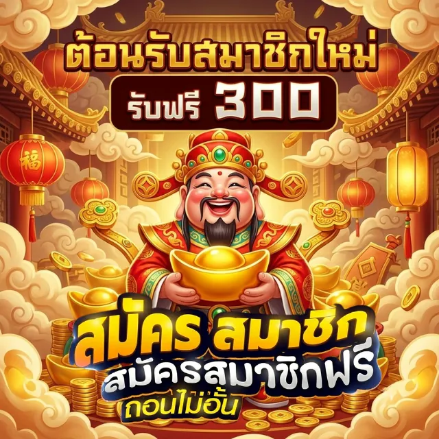 แบนเนอร์ต้อนรับสมาชิกใหม่ รับฟรี 300 ธีมไฉ่ซิ้งเอี๊ย — โฆษณาผู้ให้บริการ